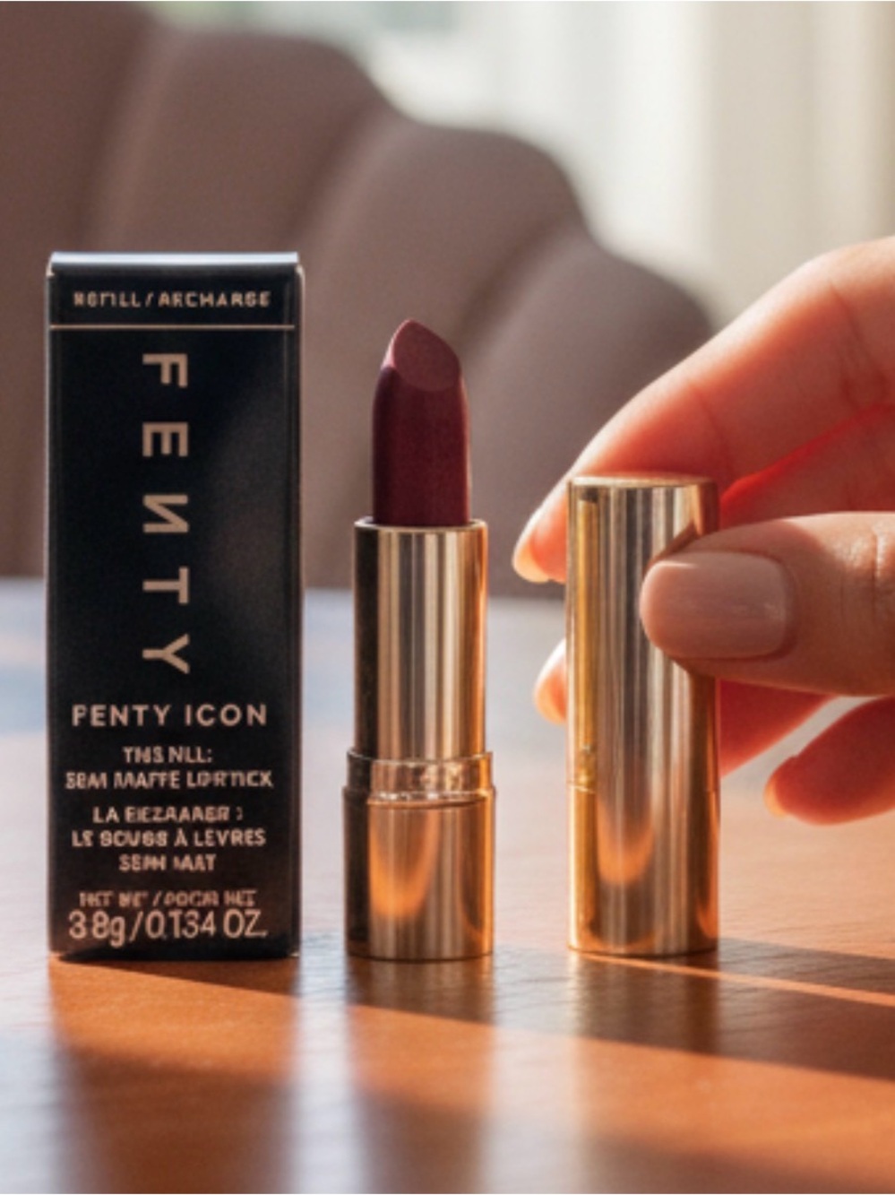 NIB Fenty Icon Semi Matte Lipstick Refill Freak Went Flyer